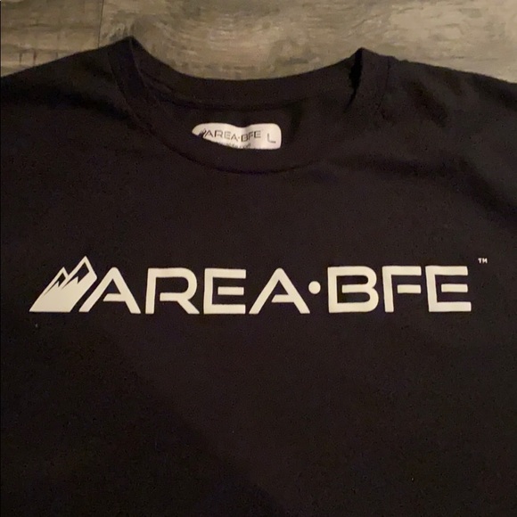 AREA BFE men’s black and white tee. NEW ALL SIZES - Picture 2 of 9